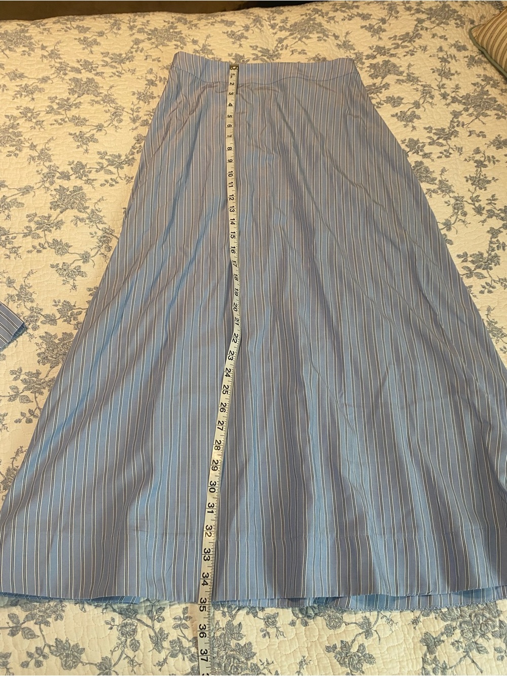 Tuckernuck Ava Jacket and Matching Evelyn Skirt Cornflower Blue Striped Size S - Picture 12 of 12